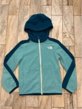 The North Face kids youth small 7/8 (unisex) fleece hooded jacket